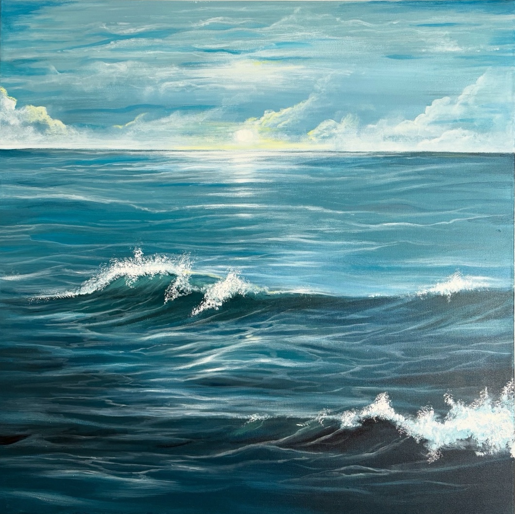 Meer in Stille painting by Mozasart